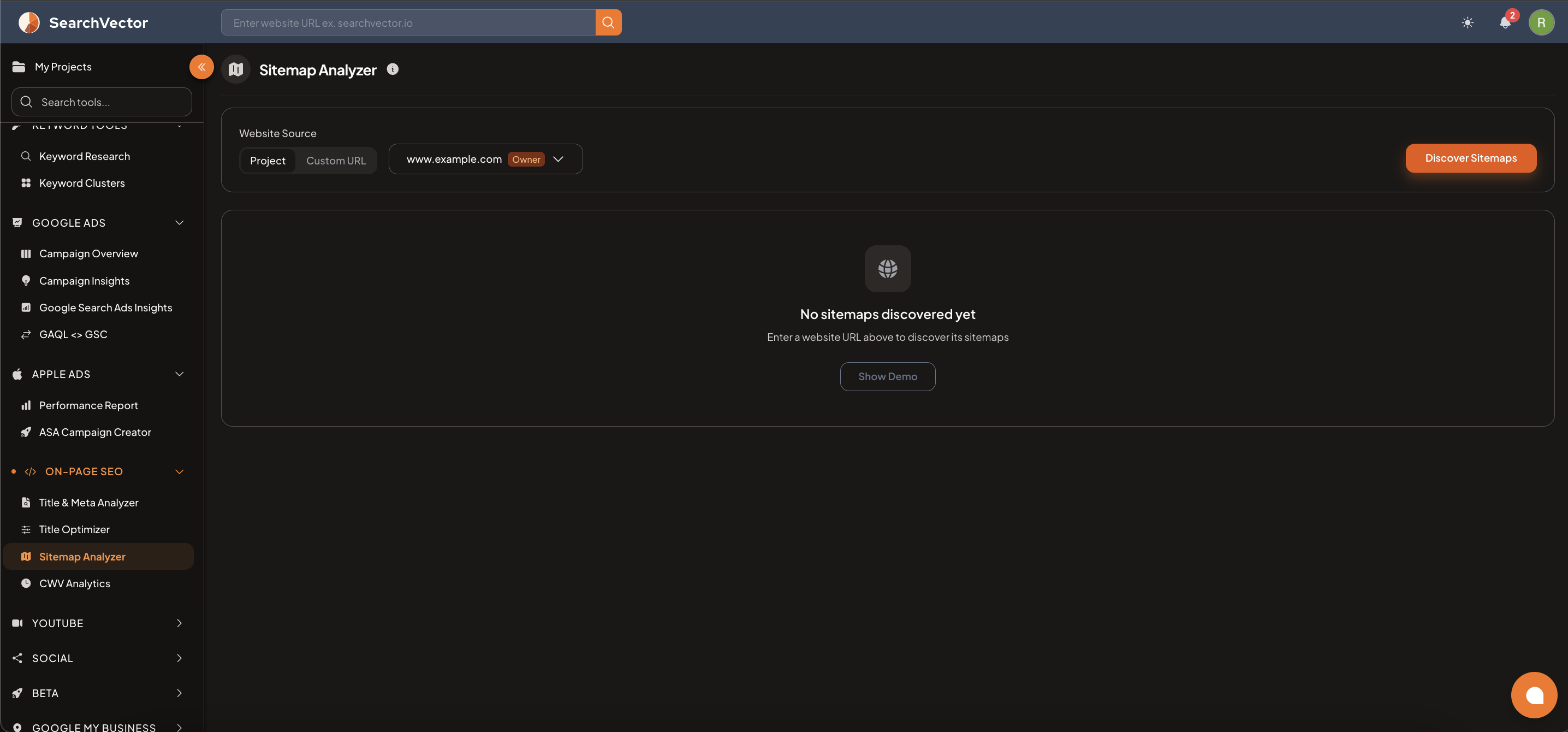 Sitemap Analyzer